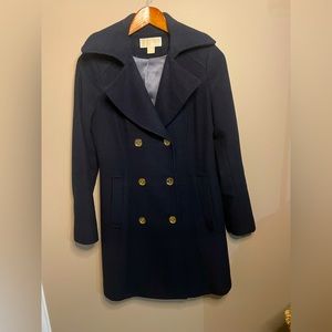 Michael Kors Pea Coat Navy XS